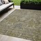 Homeroots 5' X 8' Taupe And Gray Damask Washable Indoor Outdoor Area Rug 603336 - alternate 1
