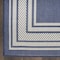Homeroots 6' X 9' Navy Blue And Ivory Geometric Indoor Outdoor Area Rug 572870 - alternate 9