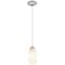 Access Lighting Champagne, Pendant, Brushed Steel Finish, White Stone Glass 28012-1C-BS/WHST - alternate 6