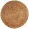 Martha Stewart 14 Inch Rattan Woven Circular Placemat in Brown 76605.01 - alternate 1
