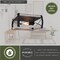 Vaxcel Montclare Black and White Ash Wood Finish Farmhouse Cage Flush Mount Ceiling Light Fixture C0254 - alternate 8