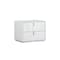 Homeroots Four Piece White Solid and Manufactured Wood Bedroom Set With Mirror 366262 - alternate 5