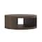 Manhattan Comfort Alure 36 in Round Coffee Table in Walnut CT1800-3 - alternate 8