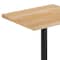 Flash Furniture Bennett 24 in x 30 in Solid Wood Indoor Tabletop in Natural with 22 in x 22 in Dining Height GSF-REC2430-NAT-T2222-GG - alternate 7