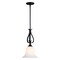Vaxcel Monrovia Bronze Traditional Mini Pendant Ceiling Light with White Glass P0381 - alternate 1