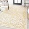 Jonathan Y Charleston Vintage Filigree Textured Weave Cream/Yellow 3 ft. x 5 ft. Indoor/Outdoor Area Rug SMB106M-3 - alternate 7