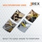 Jrex Safety 4PK HD Ratchet Straps with Flat Hooks, Yellow 2 in x 27 ft Tie Downs RTD227-JR-FH-4PK - alternate 5