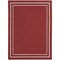 Homeroots 9' X 12' Brick Red And Ivory Indoor Outdoor Area Rug 545474 - alternate 1