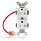 Leviton PlugsandReceptacles, 20A, 125VAC, Wht, Nylon MT563-1CW - alternate 1