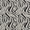 Homeroots 20" Black And White Zebra Iron And Resin Square Hanging Wall Tile 375920 - alternate 4
