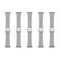 Elegani Expansion Stainless Steel Replacement Band Compatible with Apple Watch 44mm, Silver SEBCQR-SLV-44mm - alternate 4