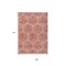 Homeroots 9' X 12' Coral And Taupe Geometric Washable Indoor Outdoor Area Rug 613492 - alternate 7