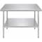 Amgood 30 in. x 48 in. All  Stainless Steel Work Table, 35in. Height Commercial Prep Table with AMG WTSS-3048-Z - alternate 9