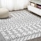 Jonathan Y Kafel Tribal Bohemian Ivory/Black 4 ft. x 6 ft. Indoor/Outdoor Area Rug SMB130E-4 - alternate 8