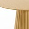 Homeroots 60" Brown Solid Wood Pedestal Base Round Top Dining Table 721016 - alternate 5