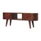 Homeroots 39in Brown Solid Wood Enclosed and Open Storage TV Stand 727852 - alternate 7