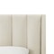 Homeroots Beige Solid Wood Queen Tufted Upholstered Velvet Bed Frame 544848 - alternate 5