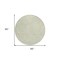 Homeroots 8' Artichoke Green And Ivory Round Floral Washable Indoor Outdoor Area Rug 594601 - alternate 6