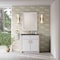 James Martin Vanities Bellshire 36" Single Vanity, Bright White w/ 3 CM Charcoal Soapstone Silestone Top 660-V36-BW-3CSP - alternate 9