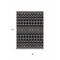 Homeroots 8' X 10' Black Ivory And Blue Geometric Washable Indoor Outdoor Area Rug 612175 - alternate 6