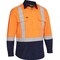 Bisley ANSI Type R Class 2 Vented Long Sleeve Button Down, Industrial Wash Durable 312M6367H-ON/M - alternate 1
