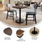 Flash Furniture 31.25" RND Tabletop, Seamless Surface Technology, Dark Brown with 18" Black Round Table Height Base ST-RD31-WBR-TR18-GG - alternate 7