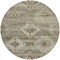 Homeroots 8' Brown Beige And Tan Round Southwestern Washable Indoor Outdoor Area Rug 588692 - alternate 8