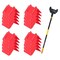 Mytee Products 20PCS 8inx12in Red V-Edge Flatbed Corner Protectors & 8ft Extension Handle Pole, 20PK PCPVB12R-VB-KIT - alternate 9
