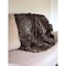 Homeroots 50" X 60" Black Brown And Beige Leopard Faux Fur Plush Throw Blanket 474020 - alternate 4