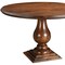 Homeroots 48" Brown Solid Wood Pedestal Base Round Top Dining Table 565246 - alternate 8