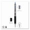 Uni-Ball Signo 207 Gel Pen, Retractable, Medium 0.7 mm, Blue Ink, Smoke/Black/Blue Barrel, 4PK 45532PP - alternate 6