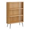 Homeroots 57" White Wood Three Tier Standard Bookcase 517728 - alternate 9