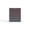 Strong Hold 6 drawer cabinet - (3x 3ft, 3x 5ft) - Red accents - Electronic Lock S3036-PPRAS-0603DS - alternate 1