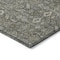 Homeroots 8' Runner Moss Green and Gray Floral Washable Non Skid Indoor Outdoor Runner Rug 564375 - alternate 8