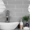 Apollo Tile Gray 3 in x 12 in Glass Glossy Wall Subway 5 sqft/case, 20PK APLA88092 3X12A - alternate 6