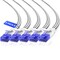 Maximm Cat6 Flat Braided Ethernet Cable 6ft, 5PK, White, 5PK C6F-6FT-5PK-WHBRD - alternate 1