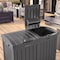 Suncast Dual Trash Hideaway, Peppercorn GHD6400P - alternate 4