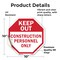 Signmission Keep Out Construction Personnel Onl, 10 Inch X 10 Inch, Vinyl Decal OC-D-10-68 - alternate 3