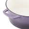 Megachef 5 Quarts Round Enameled Cast Iron Casserole with Lid in Gradient Purple 750124519M - alternate 8