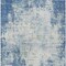Homeroots 3' X 5' Denim Blue And Ivory Abstract Washable Indoor Outdoor Area Rug 612316 - alternate 8