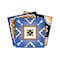 Homeroots 5" x 5" Shades of Blue and Yellow Mosaic Peel and Stick Removable Tiles 400433 - alternate 1