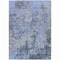 Homeroots 5' X 8' Blue And Dark Gray Abstract Washable Indoor Outdoor Area Rug 605537 - alternate 8