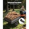 Vevor Steel Dump Cart 10 Cu. Ft 500LB for ATV/UTV Trailer Tow Behind Heavy Duty BTC002D - alternate 5