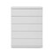 Homeroots 36" White Wood Five Drawer Dresser 370629 - alternate 1