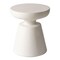 Leisuremod Isle 17 in Round Fiberstone Bowl Side Table, Pedestal Base, Fully Assembled IST17CR - alternate 7