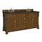 James Martin Vanities Brookfield 72" Double Vanity, Honey Oak, w/ 3 CM Phantome Eclos Top 547-V72-HNO-3PHT - alternate 9