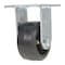 Vestil Rubber Rigid Caster 4 In. Diameter x 2 In. Width 396 Lb. Capacity Black CST-VE-4X2MR-R - alternate 1