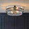 Vaxcel Grace 2-Light Flush Mount Ceiling Light, Satin Nickel, Clear Glass, 14.75-In. C0379 - alternate 8
