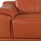 Homeroots 107" Camel Italian Leather Reclining Metal USB Sofa 720286 - alternate 9