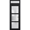 Vdomdoors Front Exterior Prehung FiberGlass Door Frosted Glass / Manux 8552 Matte Black / Transom Window / Of MANUX8552EXD-BLK-W36 x H80+14-LH - alternate 3
